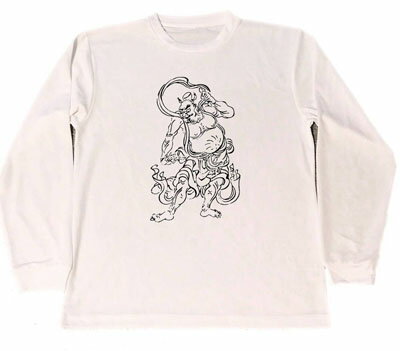 北尾政美　ドライ　Tシャツ　名画　絵画　アート　グッズ　仁王　2　ロング　ロンT　長袖