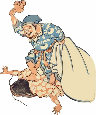 大黒天　ドライ　Tシャツ　ナマズ　七福神　釣り　グッズ　ロング　ロンT　長袖