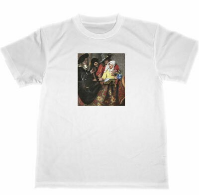 取り持ち女　ドライ　Tシャツ　名画　絵画　フェルメール　グッズ