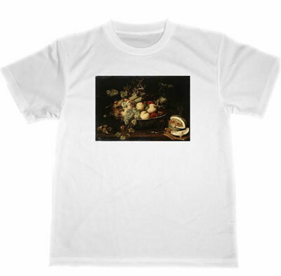 フランス・スナイデルス　ドライ　Tシャツ　テーブルの上の果物　スネイデルス　名画　アート　絵画