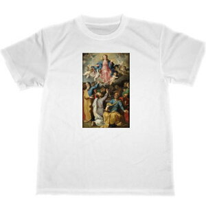 ヘンドリック・ファン・バーレン ドライ Tシャツ 聖母の被昇天 名画 アート 絵画 キリスト教 マリア