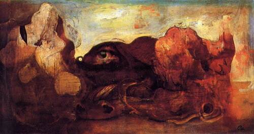 眼のある風景　自画像　ドライ　Tシャツ　名画　絵画　グッズ　あいみつ