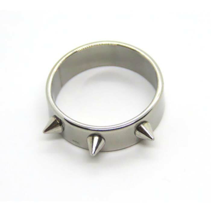 スタッズ　トゲトゲ　指輪　リング　パンク　定番　PUNK　鋲　約15号　ロック