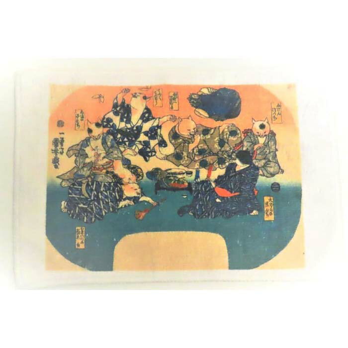 歌川国芳　猫　ダストクロス　マイクロファイバー　クロス　浮世絵　雑巾　ネコ　グッズ