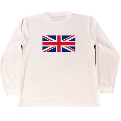 ユニオンジャック　ドライ　Tシャツ　イギリス　国旗　英国　ロング　ロンT
