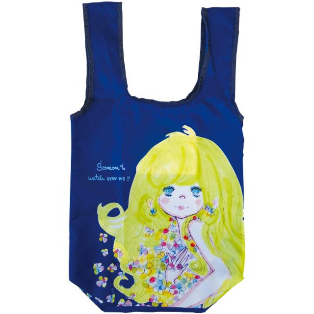 【送料無料】水森亜土　エコバッグ　サムワン　AD-6189 トートバッグ コンパクト たためる ショッピングバッグ サブバッグ 買い物袋 おでかけ マルシェバッグ コンビニバッグ 可愛い イラスト ショッピングバッグ 買い物バッグ レディース 女性 トート バッグ おしゃれ