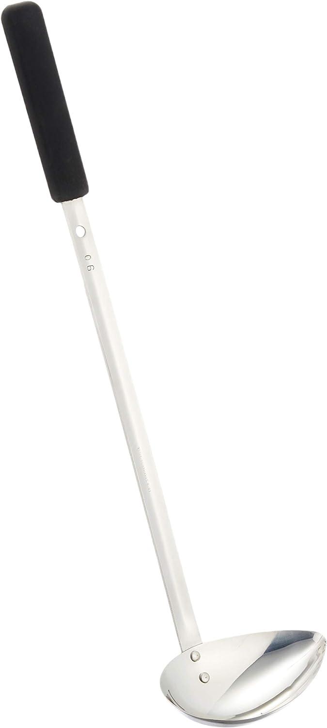 【送料無料】 三宝産業 UK 18-8 シリコン 長柄横口レードル 90cc AC8718