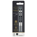 【送料無料】パーカー ジェルペン替芯 ブラックM(0.7mm) 2本入 1950362