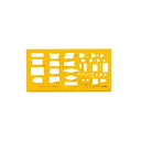 【送料無料】 テンプレート フローチャート・ロジック定規 No.1 1-843-1711
