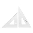 【送料無料】三角定規 30cm×3mm 目盛り付き 1-809-3003