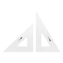 【送料無料】 三角定規 30cm×2mm 目盛りなし 1-809-3020