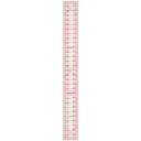 【送料無料】 洋裁方眼定規 30cm×1mm 014-0128