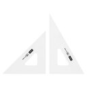 【送料無料】三角定規 18cm×2mm 目盛りなし 1-809-1820