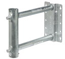 【送料無料】 マスプロ電工 サイドベース UHFアンテナ(1台)設置用 適合マスト22〜25.4mm 溶融亜鉛メッキ SB22S
