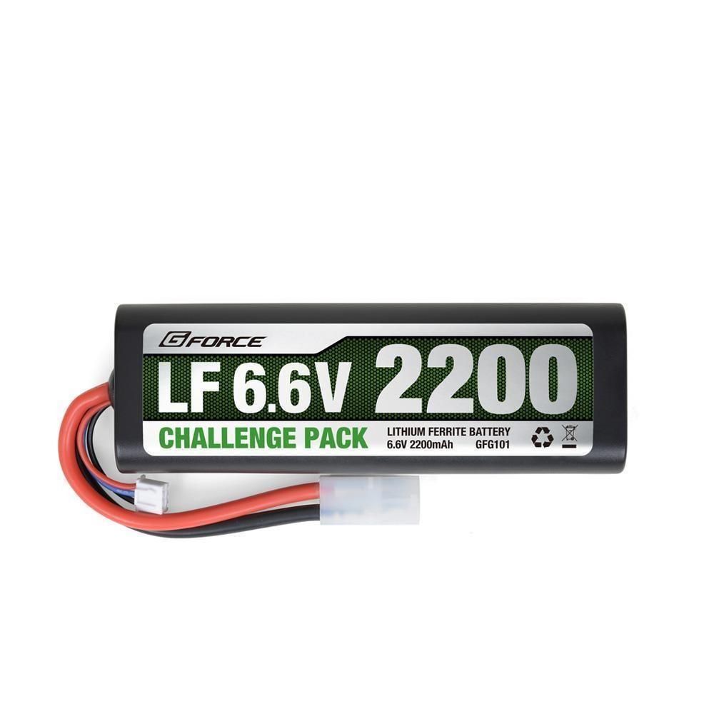 【送料無料】G-FORCE ジーフォース LF Challenge Pack LiFe Battery 6.6V 2200mAh GFG101