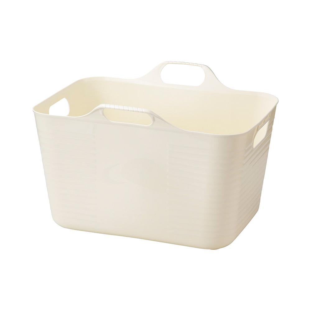 【送料無料】PPカラフルバスケット アイボリー SF-104IV