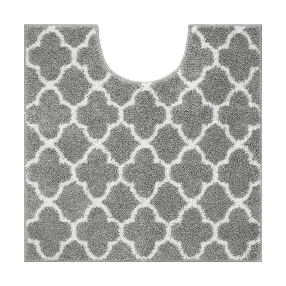 【送料無料】オカトー　モロッカン　トイレマット　レギュラー　60×60cm　グレー