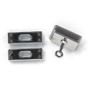 【送料無料】留め具3連ひねり・銀 H206-052-2