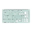 【送料無料】 ドラパス テンプレート E405N 電気回路定規