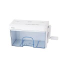 【送料無料】ナカバヤシ 3ウェイハンドシュレッダ303 ホワイト NSH-303WH