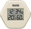【送料無料】TANITA タニタ デジタル温湿度計 TT-573 アイボリー