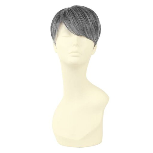 【送料無料】プリシラ 男性用5分ウィッグ ストレートショート 耐熱 ダークグレイヘア GB-21-TDGH 【送料無料】プリシラ 男性用5分ウィッグ ストレートショート 耐熱 ダークグレイヘア GB-21-TDGH