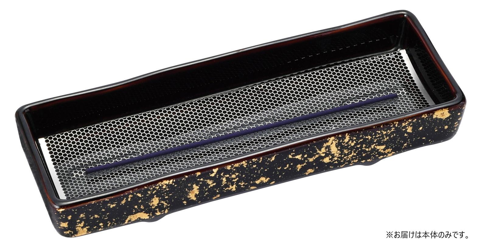 【送料無料】ナカムラ商事 室内用香皿 夕香 砂子金箔(大)