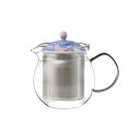 【送料無料】 西海陶器 モクレン SSガラスポット 紫・大