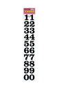 【送料無料】東洋マーク製作所 バイク・カーステッカー 数字 黒 8025(3)
