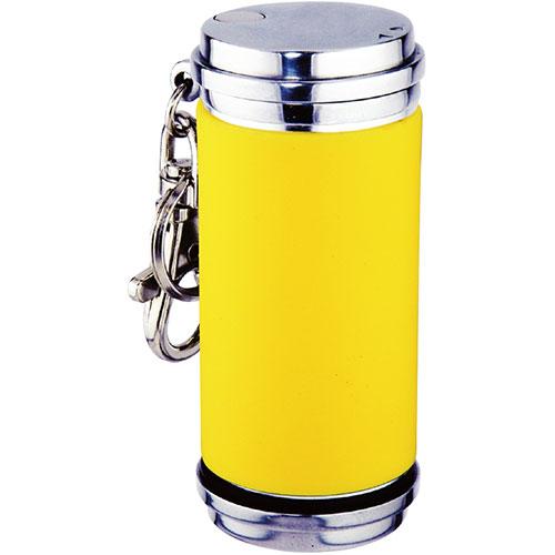 【送料無料】 携帯灰皿 アッシュシリンダー シリコンイエロー