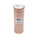 【送料無料】 マスキングテープ 高輝度ブロンズ 15mm幅×7m巻 8個セット MT08P534