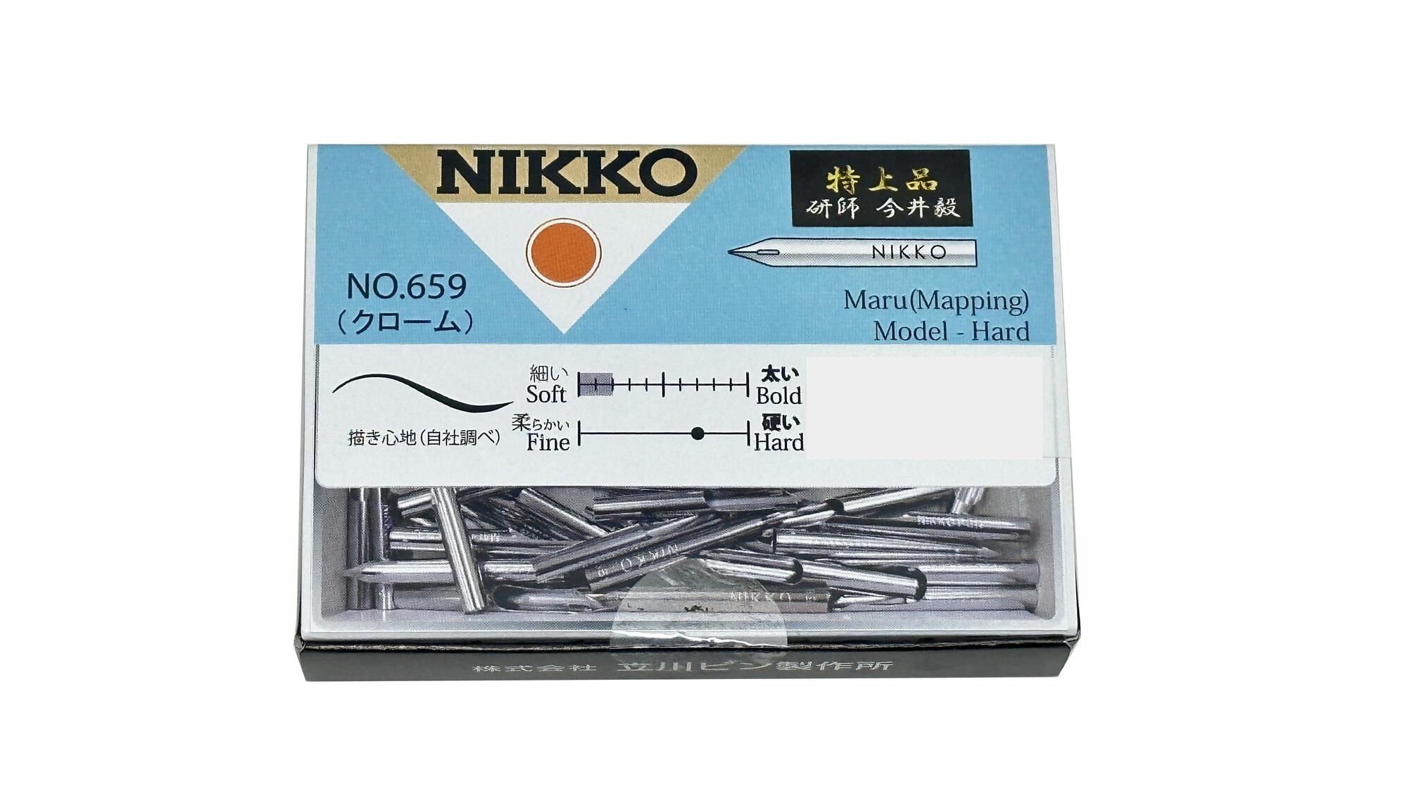 【送料無料】 日光 ペン先 N659丸ペン 100本入特上品 N659100EX