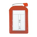 【送料無料】ORIONS 名札カバー角型 10枚入 レッド C-6-10-R(3)