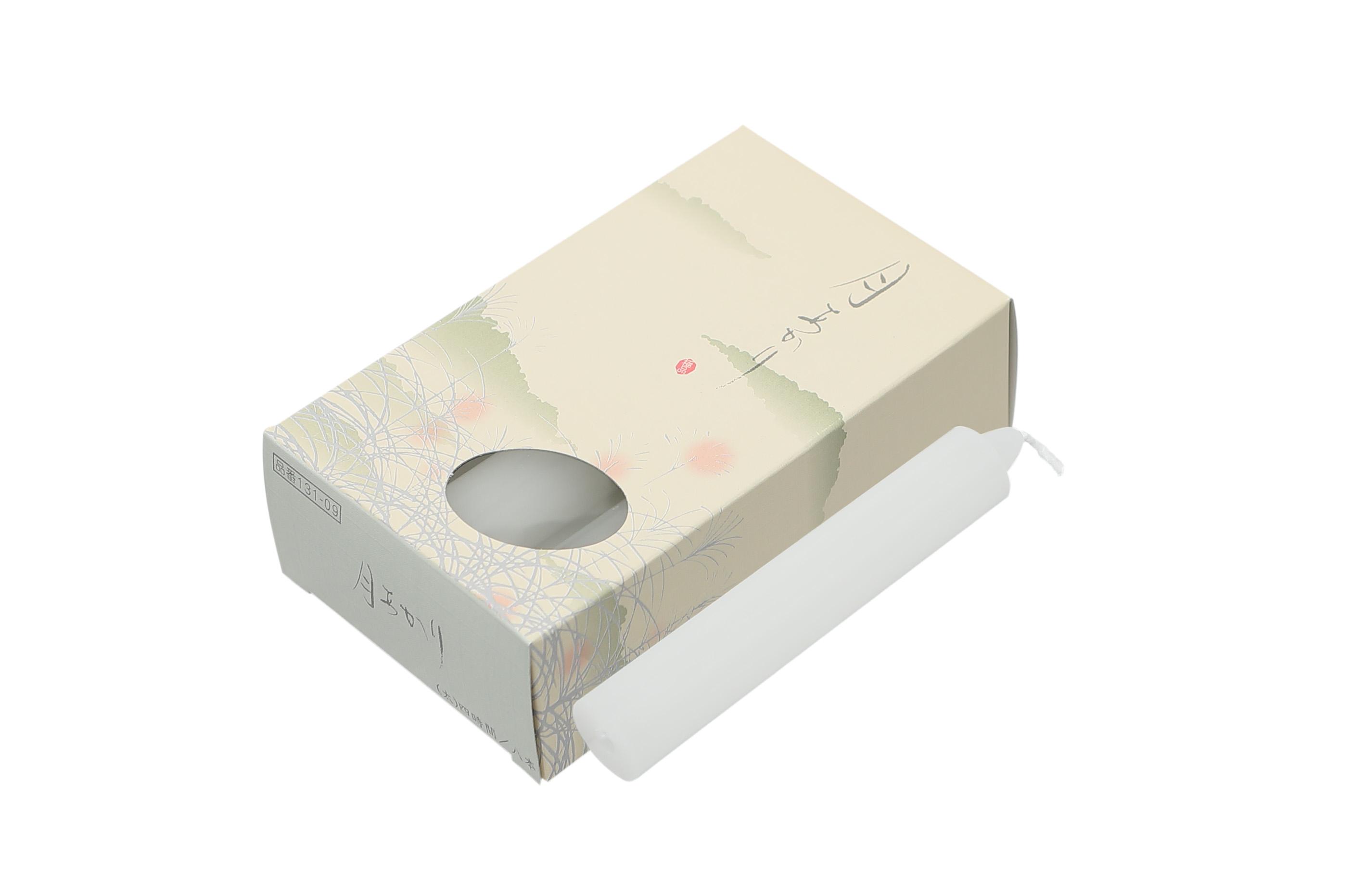 使いやすく安全な短太設計です。サイズ80×130×40mm個装サイズ：13.5×8.1×4.2cm重量264g個装重量：259g素材・材質パラフィンワックス・ステアリン酸仕様燃焼時間:約4時間生産国日本広告文責:三山木子有限会社Tel 06-6345-7927fk094igrjs