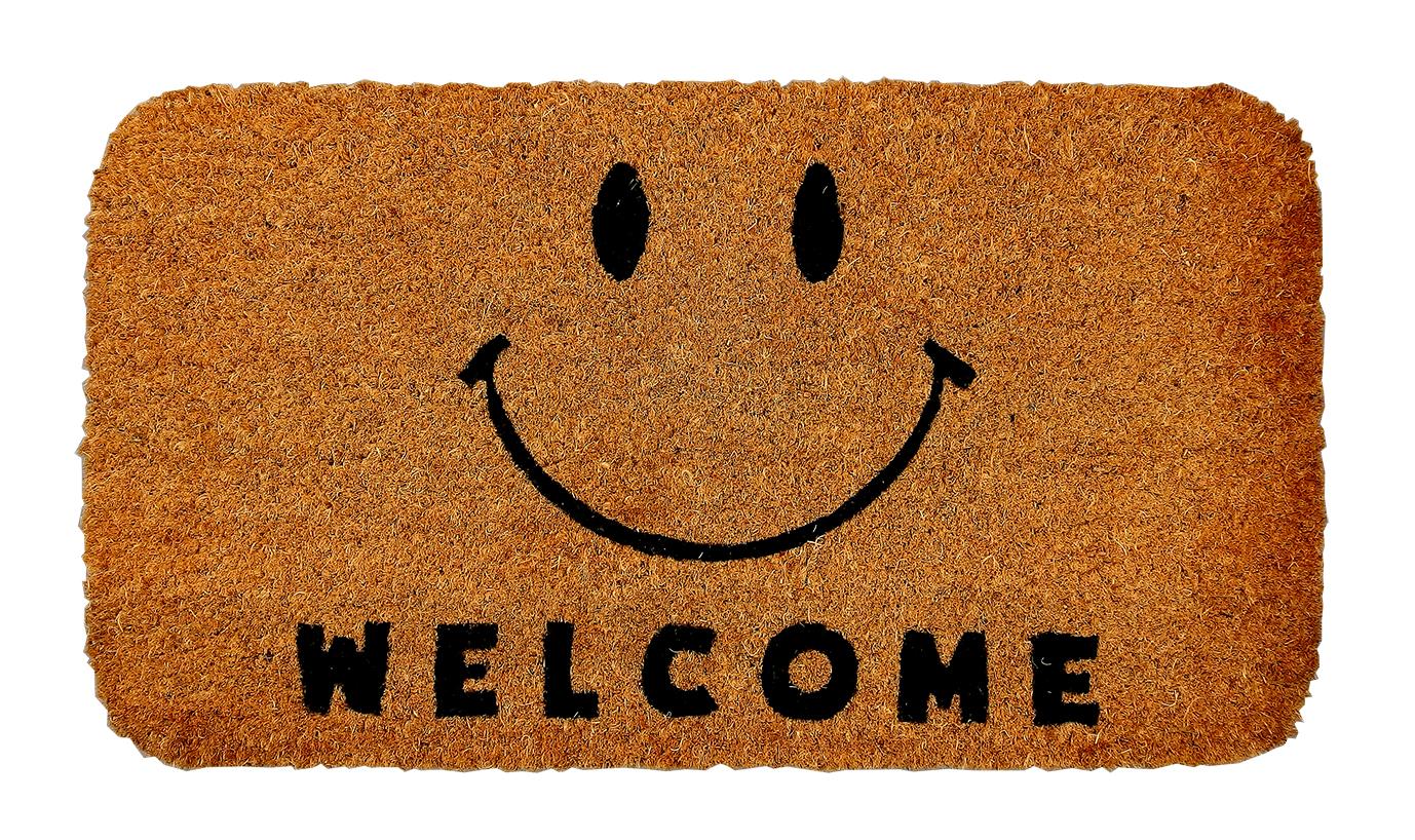 【送料無料】 コイヤーマット スマイル ブラウン IN051796