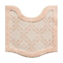 【送料無料】 メリージェラートトイレマット「タイル」 60×60cm ・シェルピンク