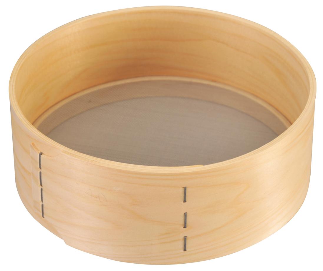 【送料無料】木枠 ステン張 粉フルイ 細目 40メッシュ 8寸 3073710