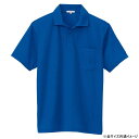 【送料無料】アイトス 吸汗速乾(クールコンフォート)ペン差し付半袖ポロシャツ(男女兼用) ロイヤルブルー S 10601