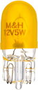 【送料無料】 M&Hマツシマ 白熱電球(2個入) 12v5w T10WB 中 イエロー AWB15 YE