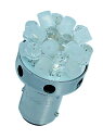 【送料無料】 M&Hマツシマ (1個)12v BAY15Dレッド 20LEDスーパーワイドビームL820D