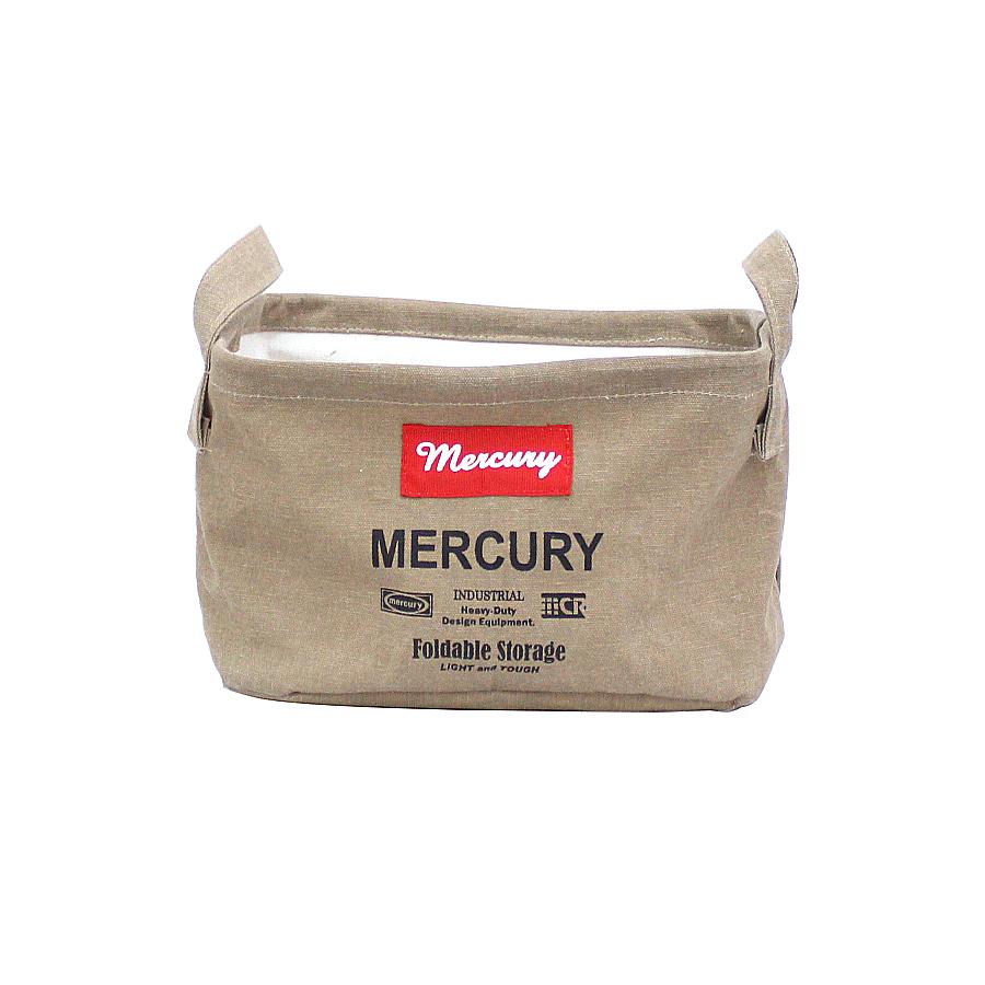 【送料無料】 マーキュリー キャンバス レクタングルボックス S サンドBE MECARBSE