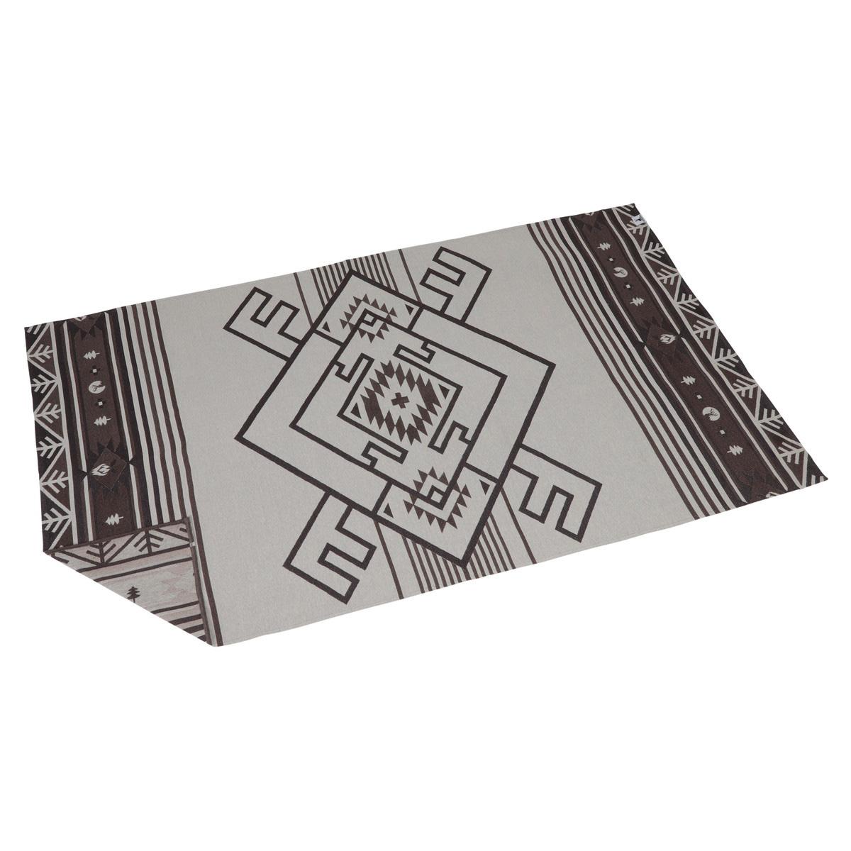 【送料無料】キャプテンスタッグ インドシグネチャーラグ1018 ブラウン UP-2717