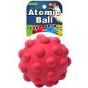 【送料無料】 PLATZ プラッツ 犬用おもちゃ アトミックボール L レッド PZ70241(4)