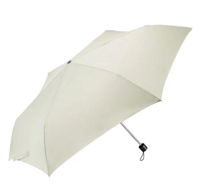 【送料無料】 ビッグサイズ 折りたたみ傘 63cm ベージュ U363-0866BG1-B4