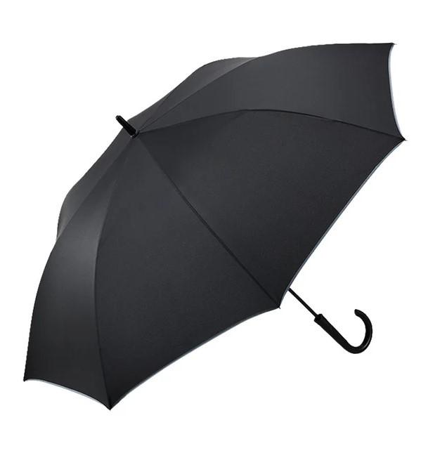 【送料無料】 ソフトジャンプ（R） 65cm 長傘 パイピング ブラック U165-0902BK1-B9