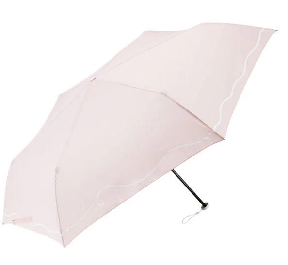 【送料無料】 ハンディールーフ(TM) 折 60cm 折りたたみ傘 マリンロープ ソフトピンク