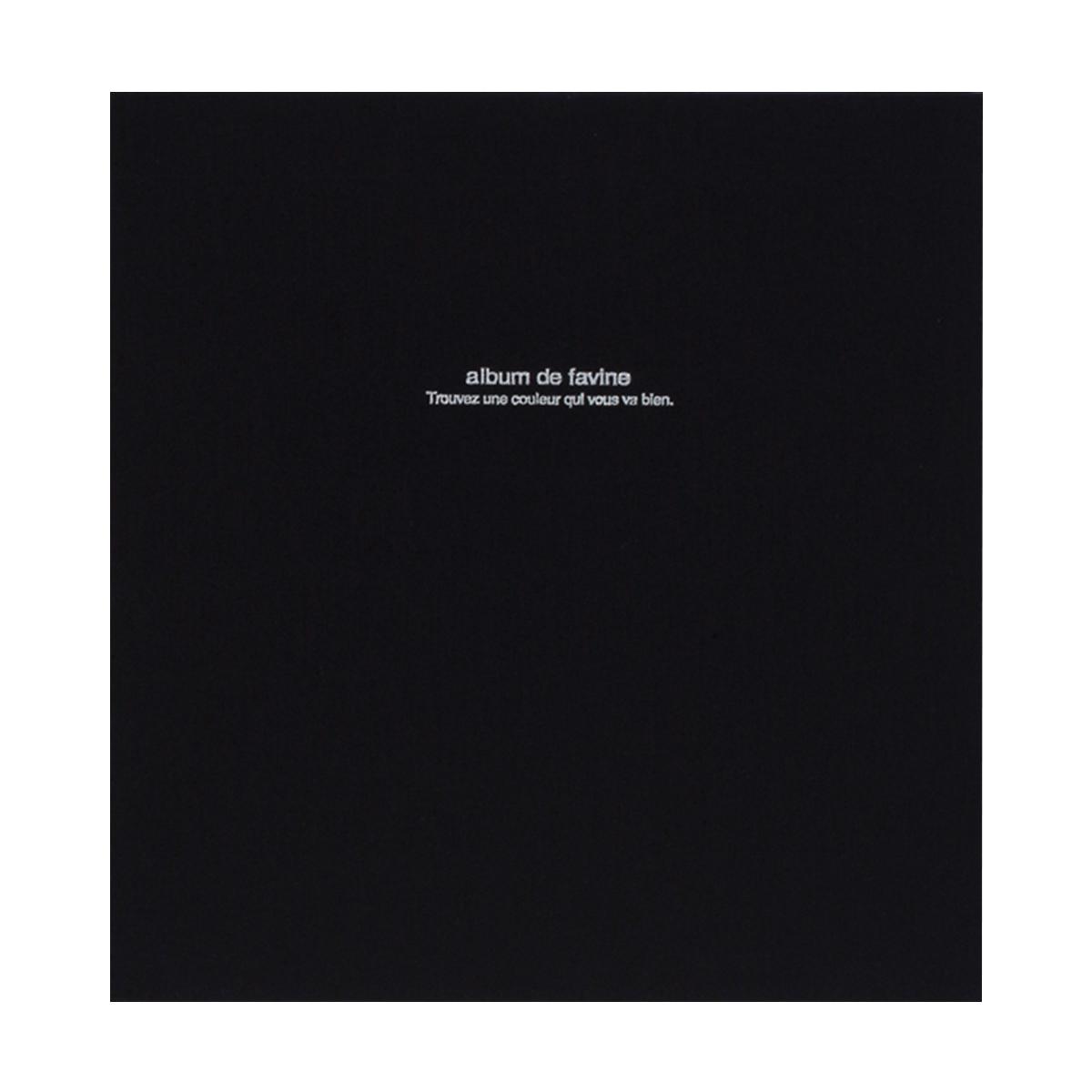 【送料無料】 ナカバヤシ　ドゥファビネ100年アルバム　ビス式　L　ブラック　アH-LD-191-D