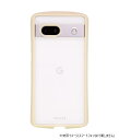 【送料無料】Chrome-CLEAR GooglePixel8a専用背面型ケース ベージュ GP8a-CHC07(2)