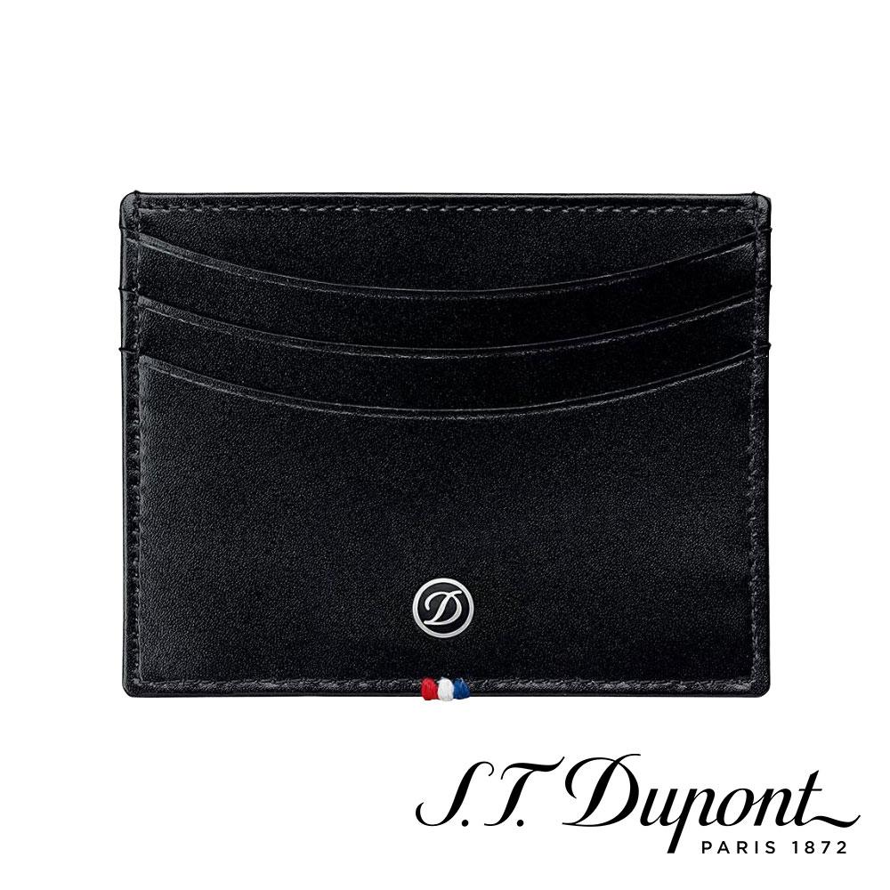 【送料無料】 S.T. Dupont　エス・テー・デュポン　ラインD　クレジットカードホルダー　6CC　ブラック..