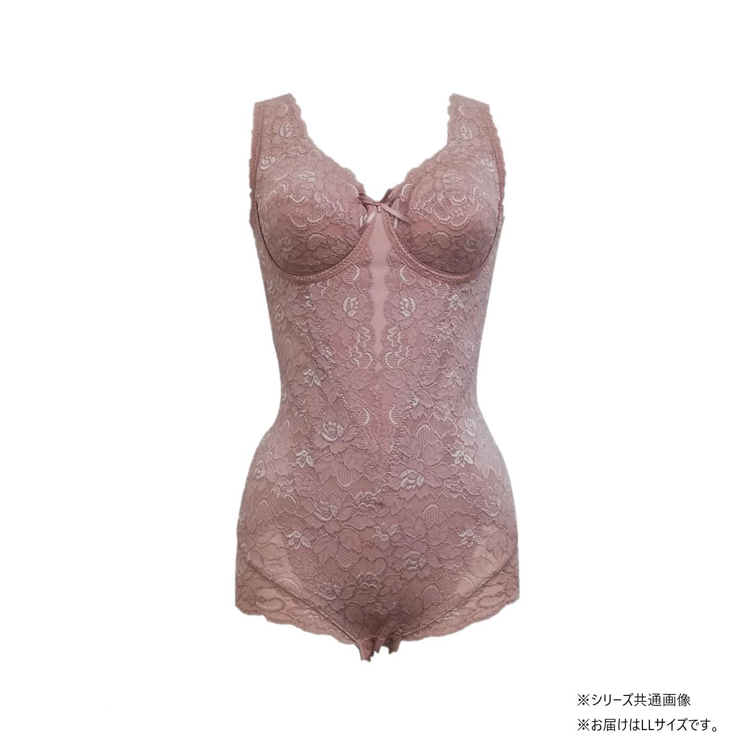 【送料無料】 TAMURA Yauco 総レース多機能ボディスーツ TYN90 アッシュローズ LL-TYN90-111-LL